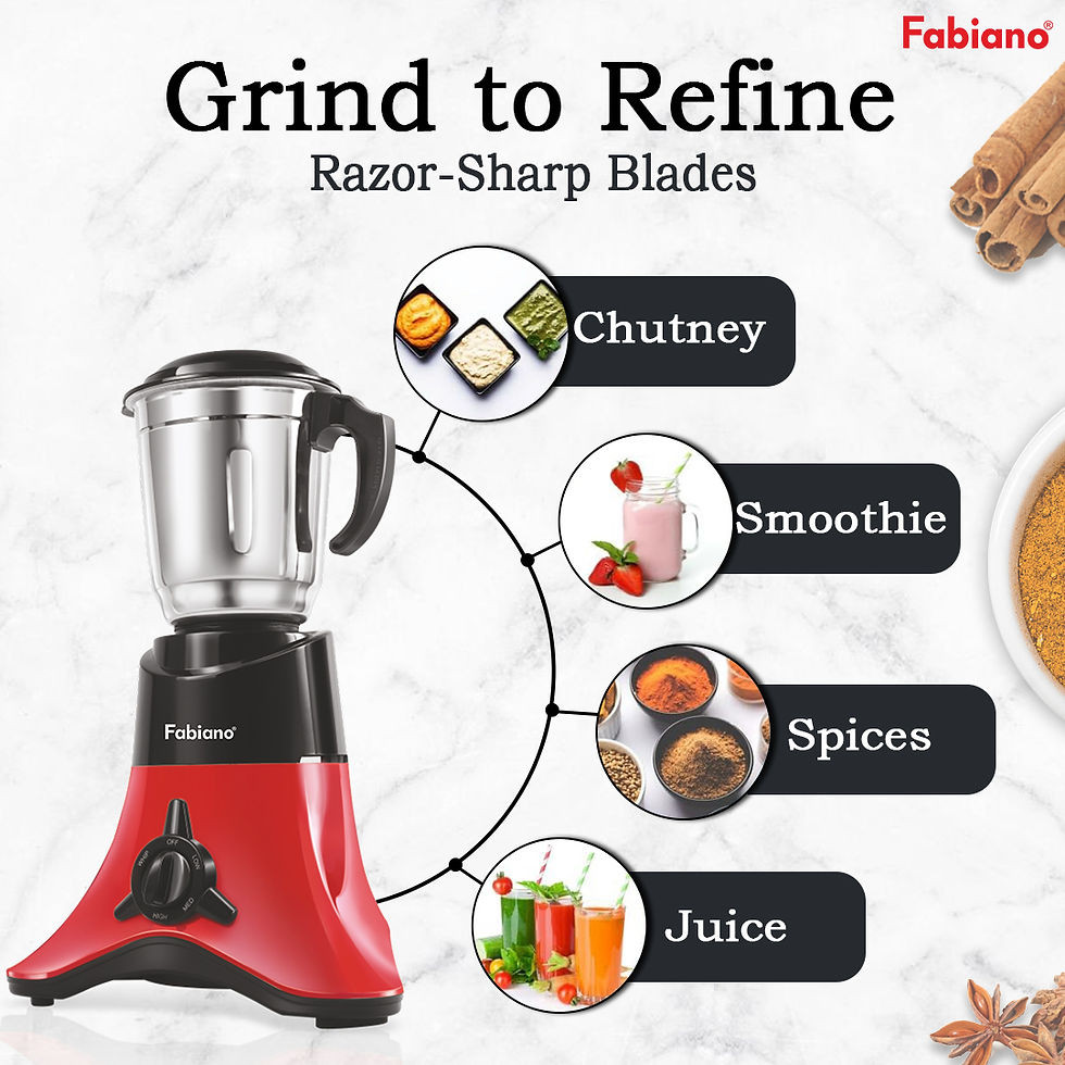 Thumbnail: Galaxy 4 Jar 500 Watts Mixer Grinder with 6 Years Warranty