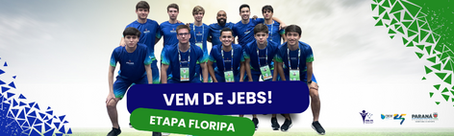 Eles chegaram! A piazada do Colégio Positivo representa o Paraná no JEBS 2025 em Florianópolis