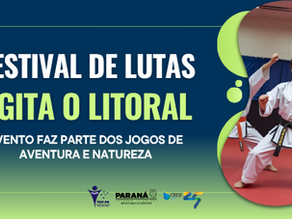 Festival de Lutas FDE-PR movimenta crianças e adolescentes no litoral do Paraná