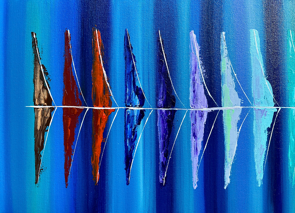 Thumbnail: Panoramic Sailboat Abstract 