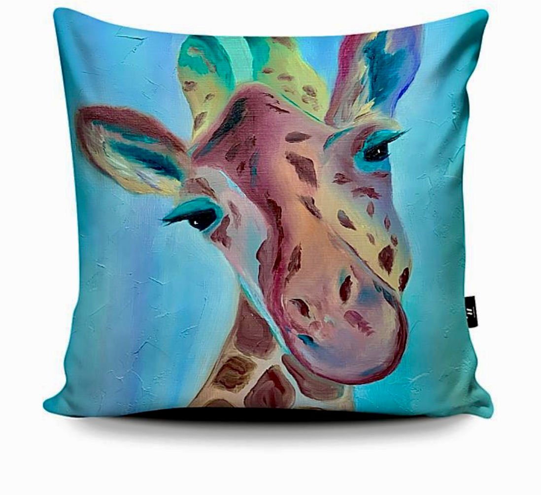 Geoffrey Giraffe Cushion