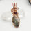 Thumbnail: Moss Agate with Carnelian Pendant 