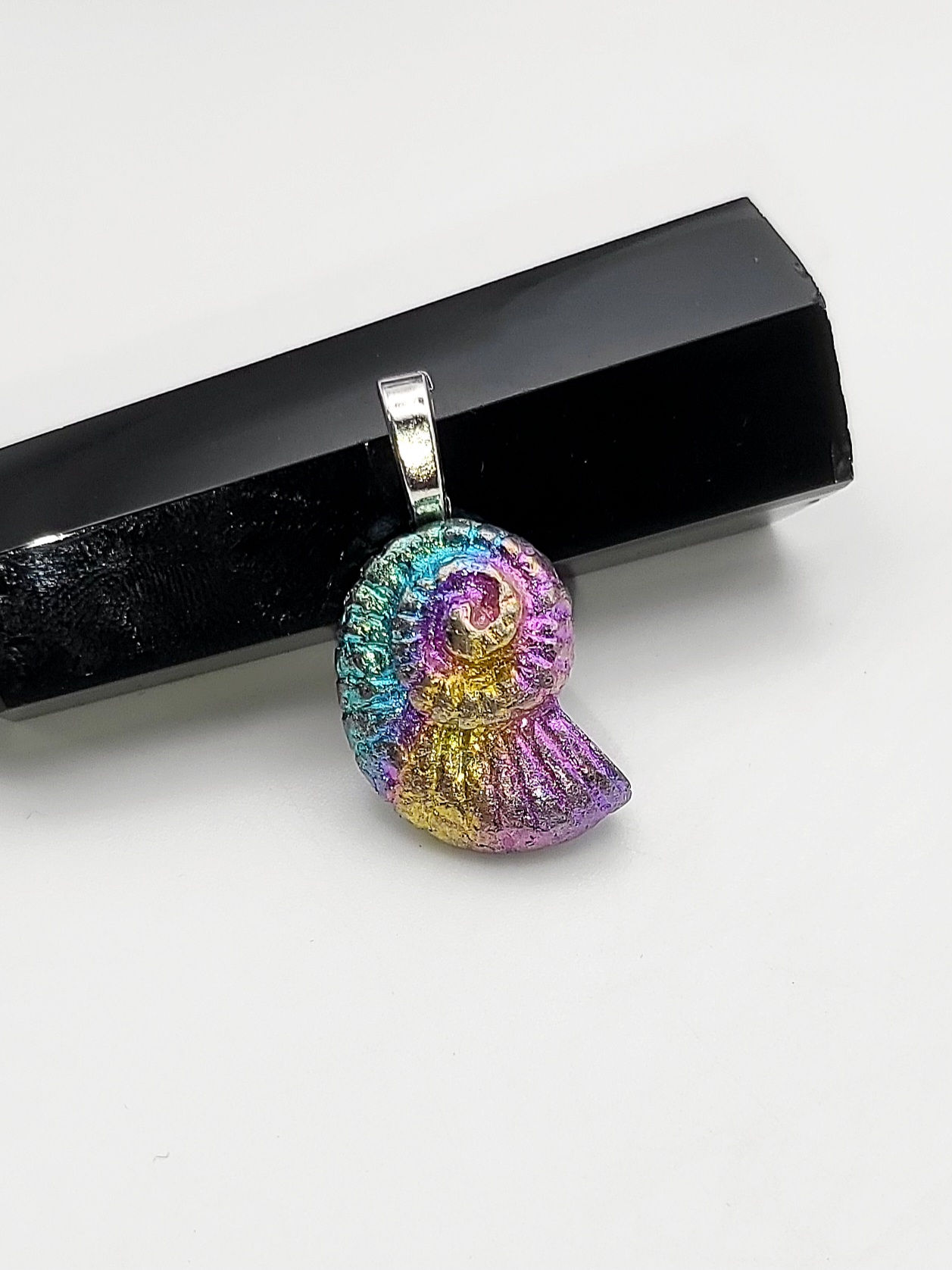Bismuth Shell Pendant 