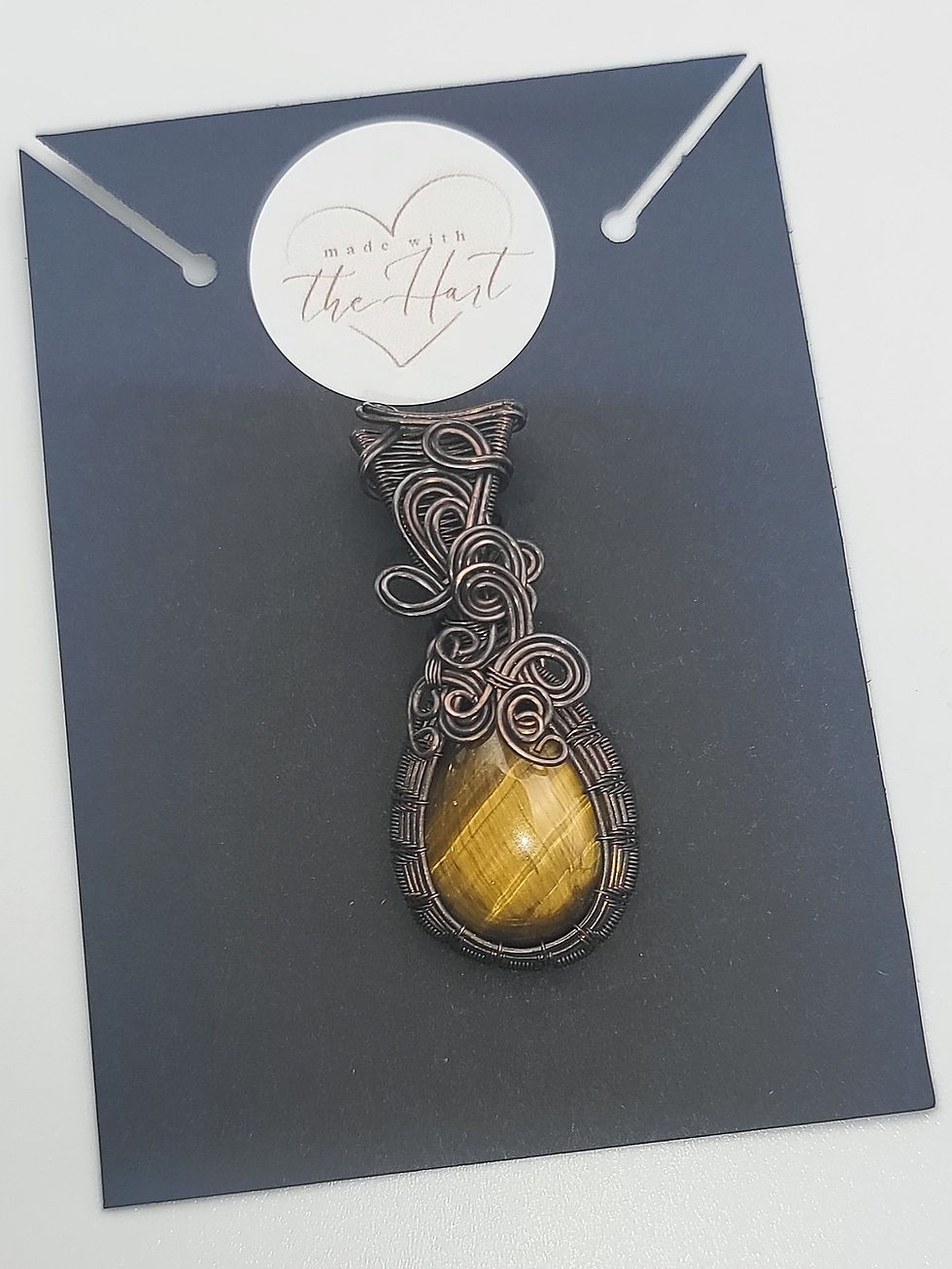 Thumbnail: Golden Veil - Tiger's Eye Pendant