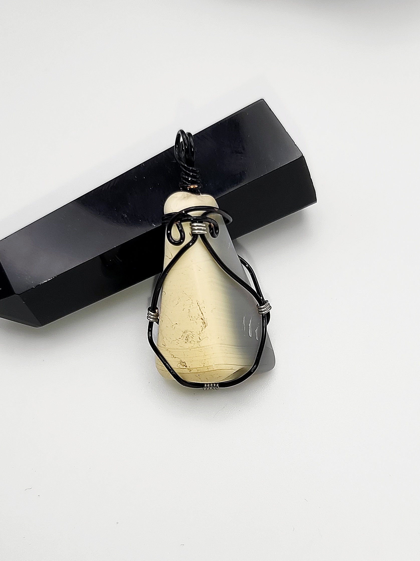 Shadow & Sand - Mookaite Pendant