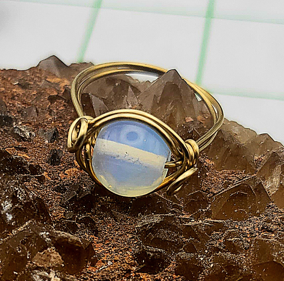 Opalite Fidget Ring 