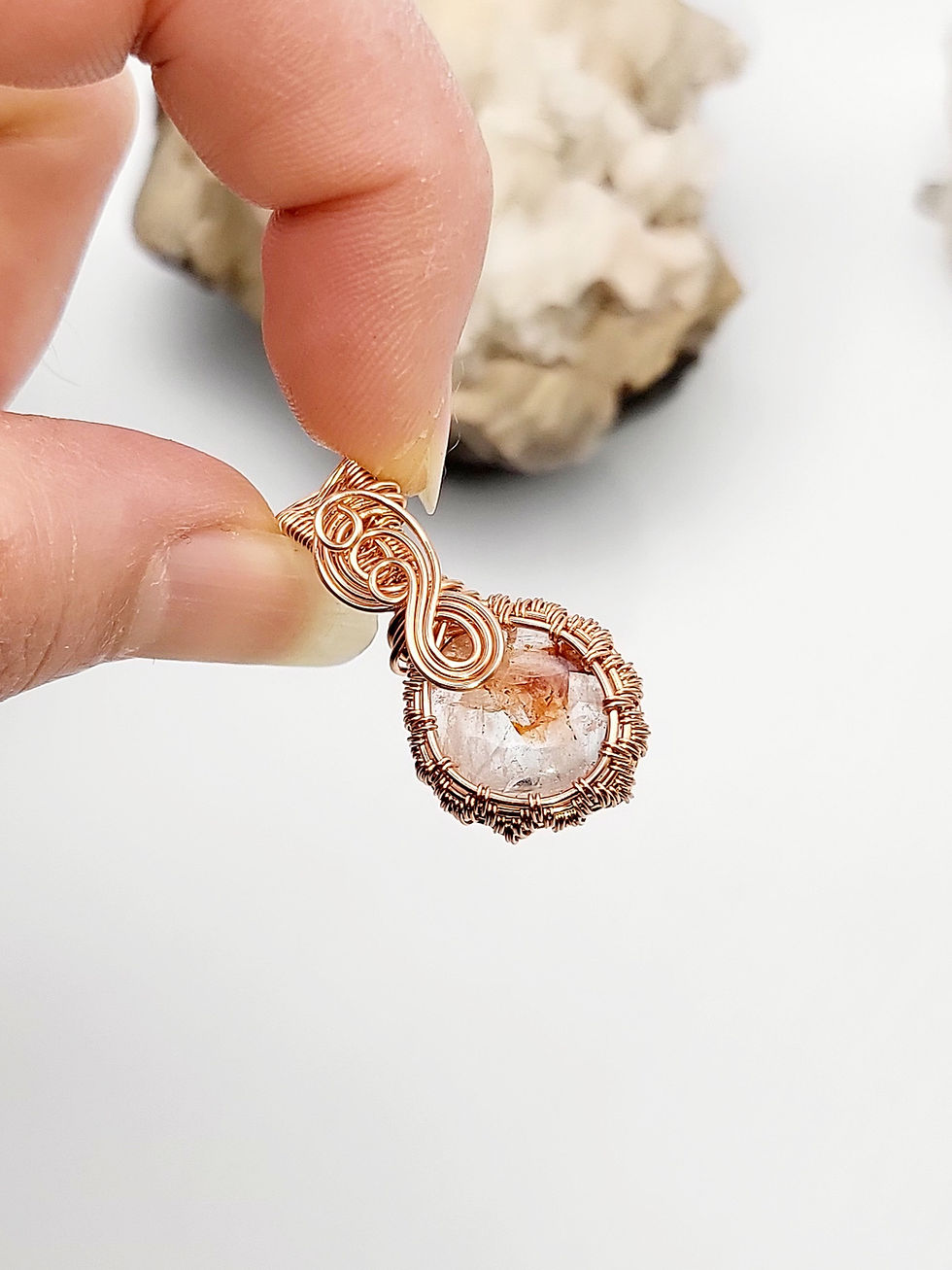 Thumbnail: Fire Quartz Pendant 