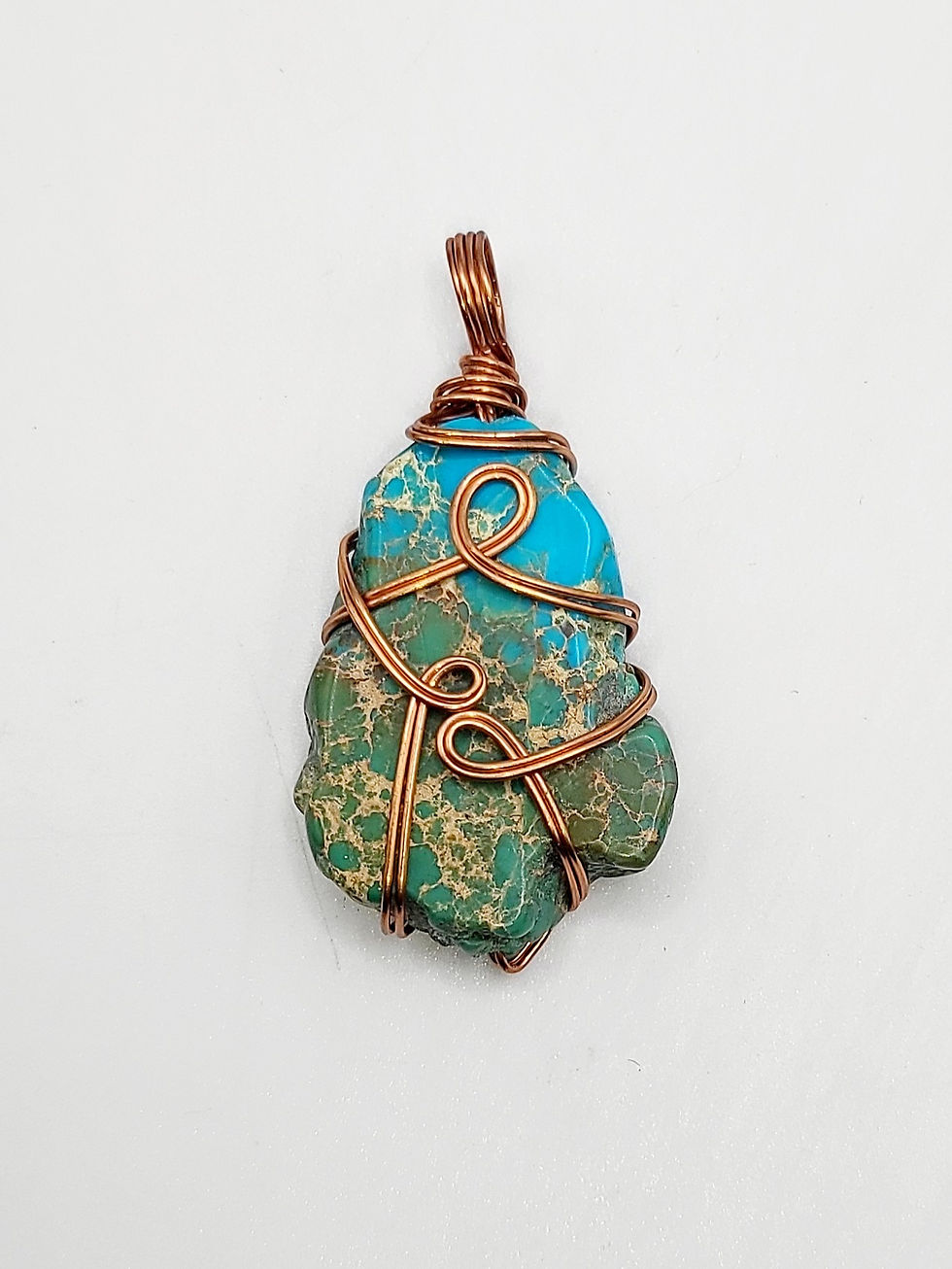 Thumbnail: Sky Mesa - Dyed Magnesite Pendant