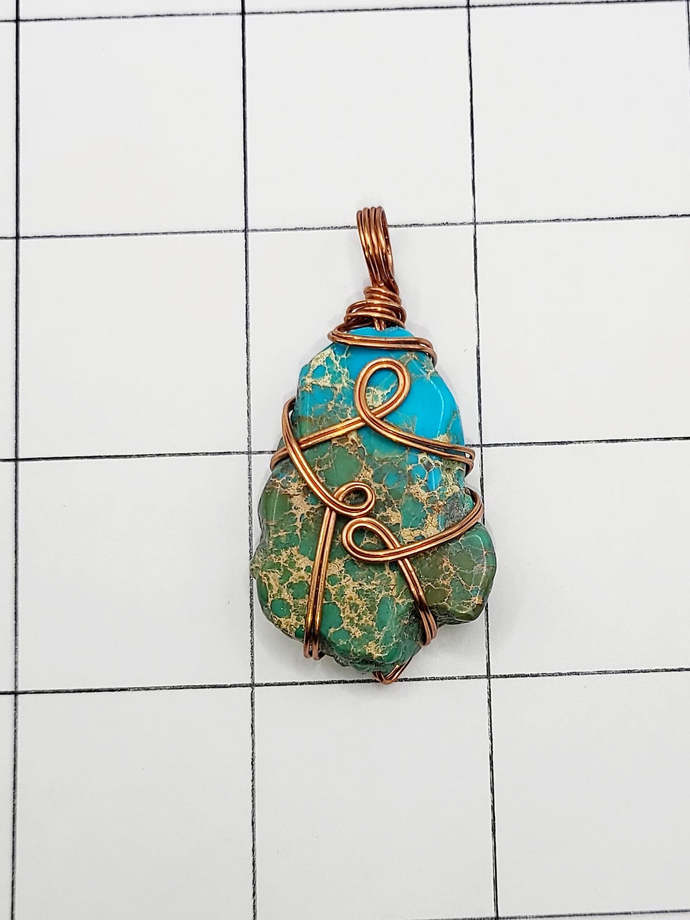 Thumbnail: Sky Mesa - Dyed Magnesite Pendant