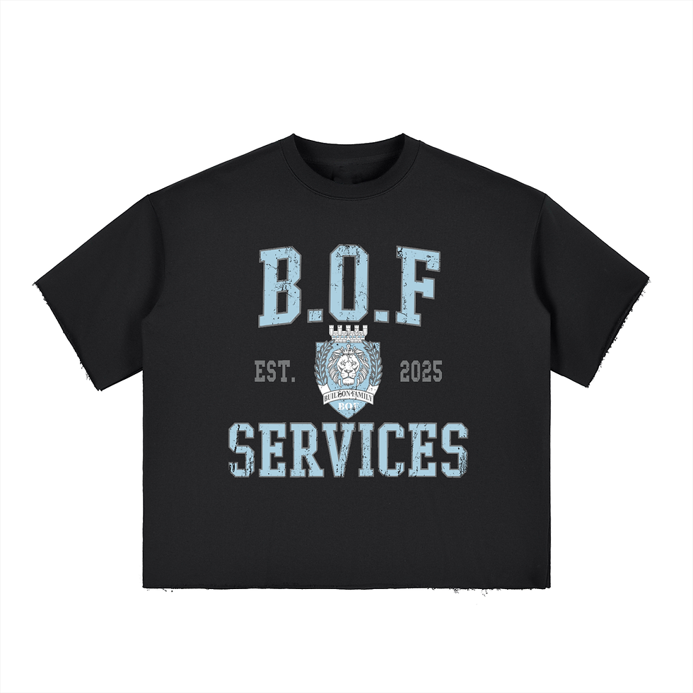 Thumbnail: Boxy Half-Sleeve Raw-Edge T-Shirt
