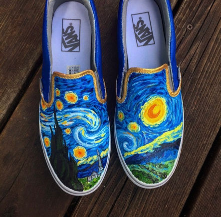 Custom Shoes - Starry Night