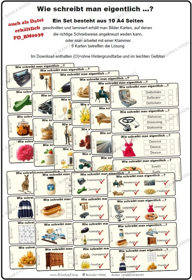 Wie schreibt man eigentlich...?