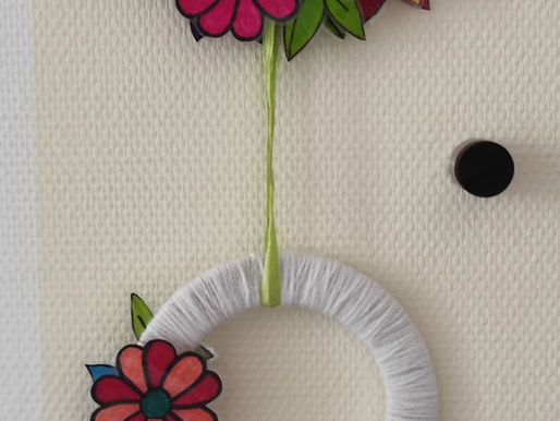 Dekorative Blumenringe