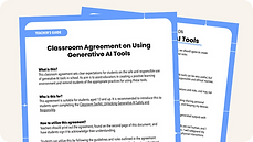 Classroom Agreement on Using Generative AI Tools