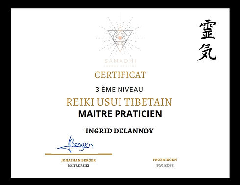 Maître praticienne Reiki