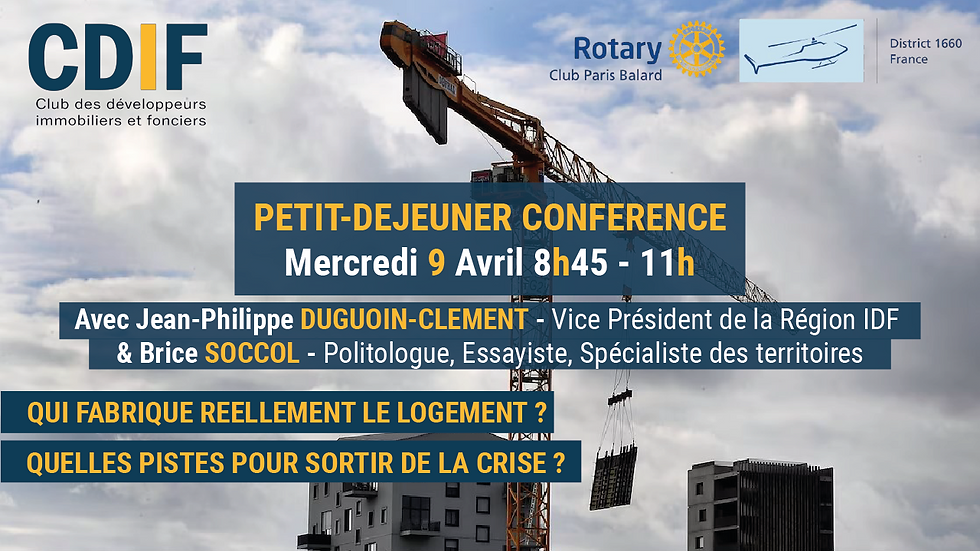 Petit déjeuner - Qui fabrique réellement le logement ?