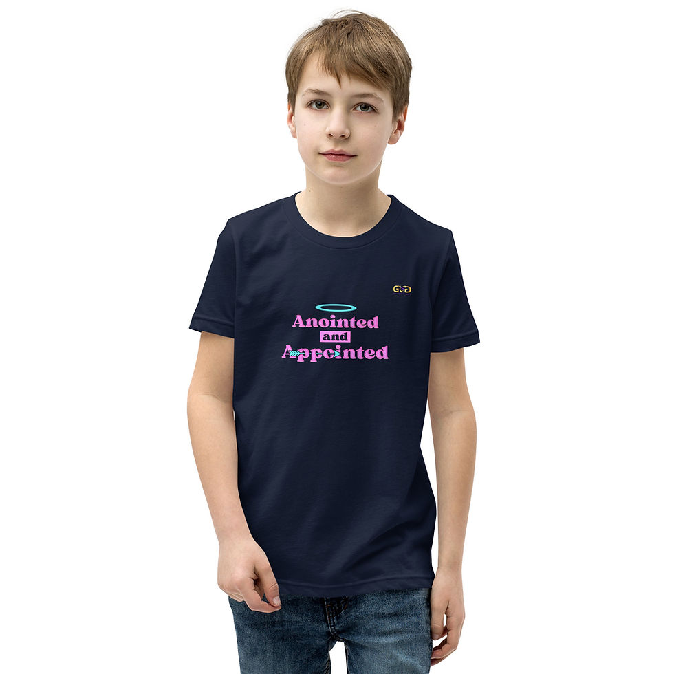 Thumbnail: GLG ANOINTED AND APPOINTED Teen's Tee (Male)