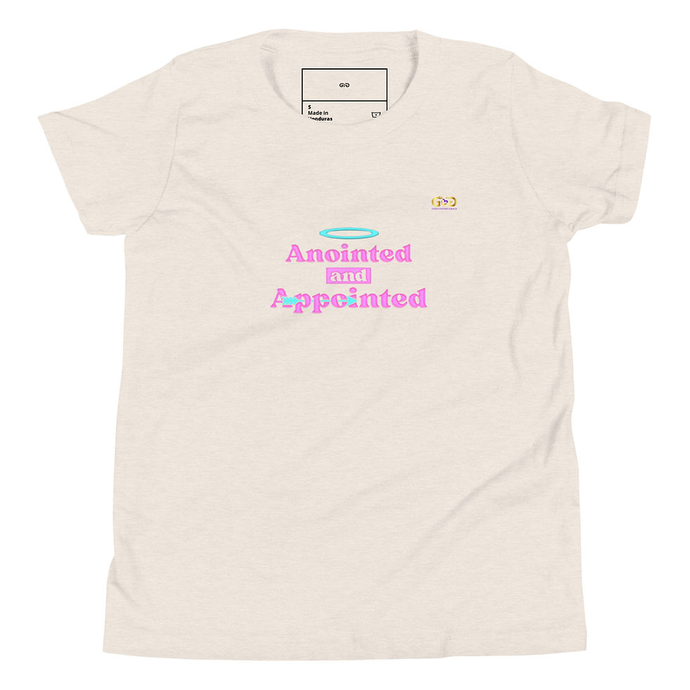 Thumbnail: GLG ANOINTED AND APPOINTED Teen's Tee (Male)
