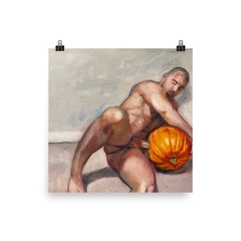 Festive Pumpkin Poster