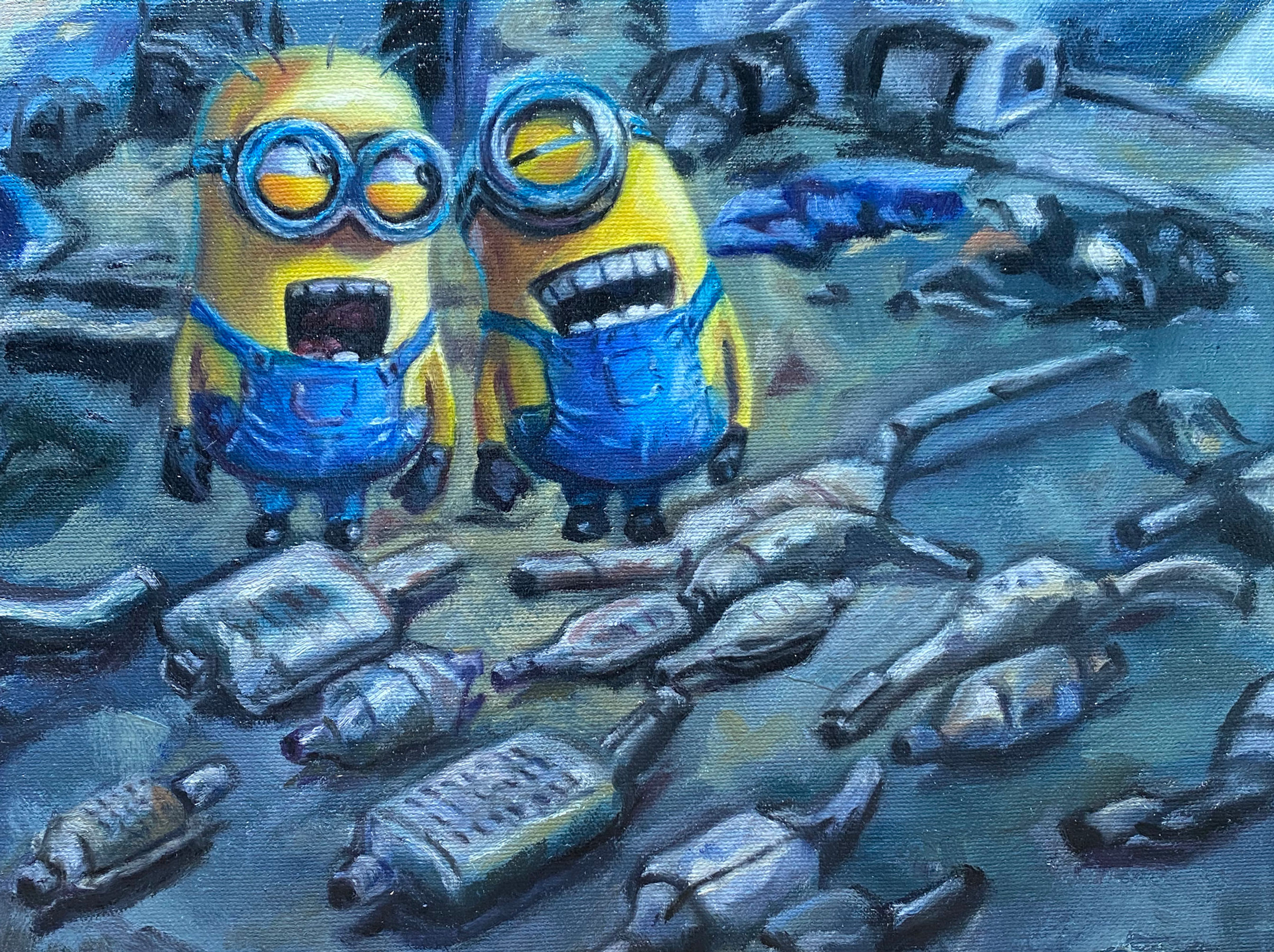 minions stealing catalytic converters