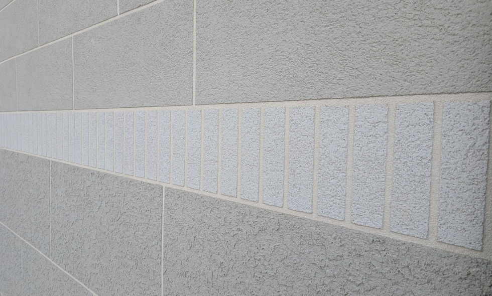 Powdered stone has been added to this finish to provide a nice sparkle in the sunlight.