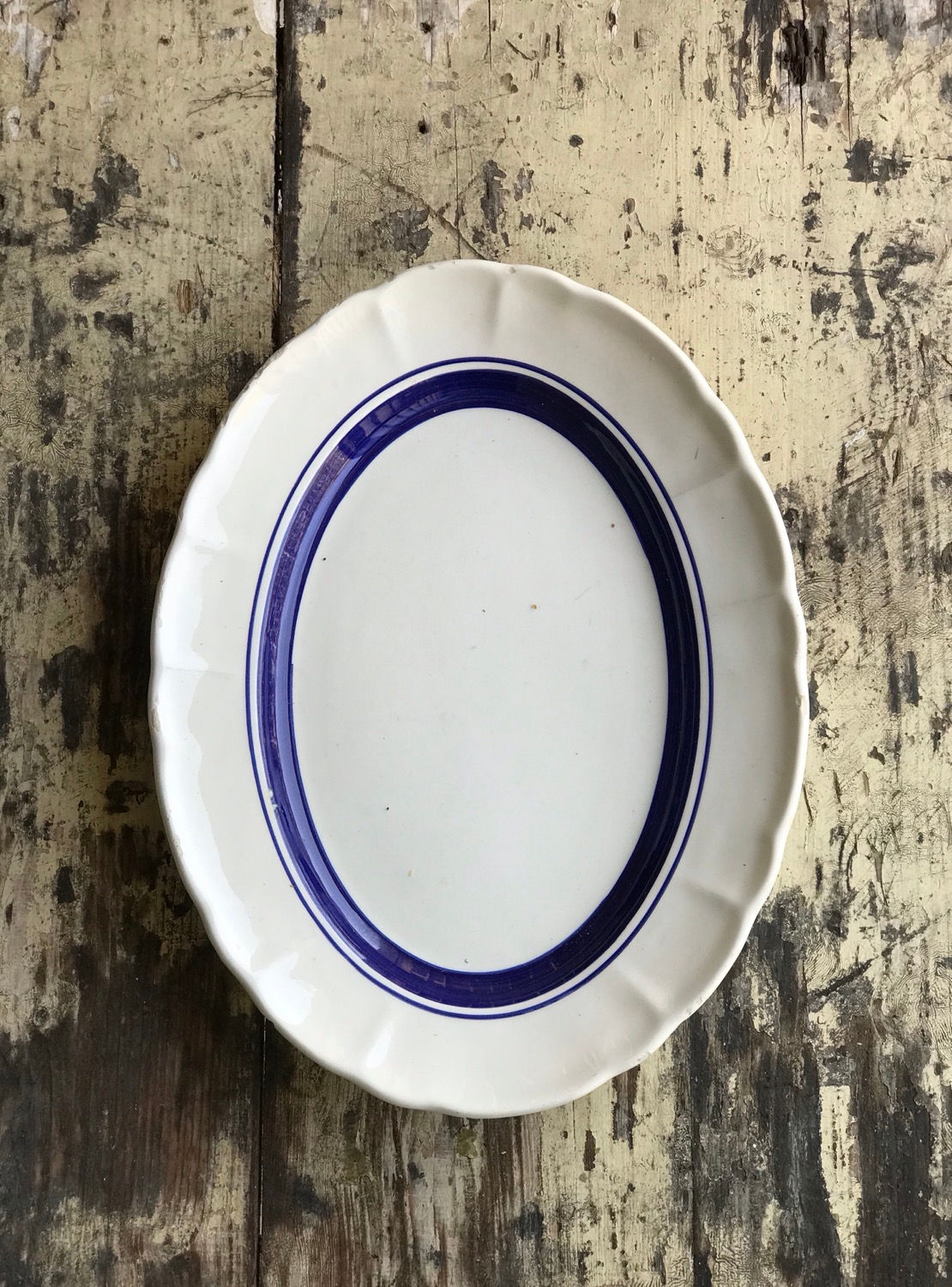 Piatto ovale ceramica Galles