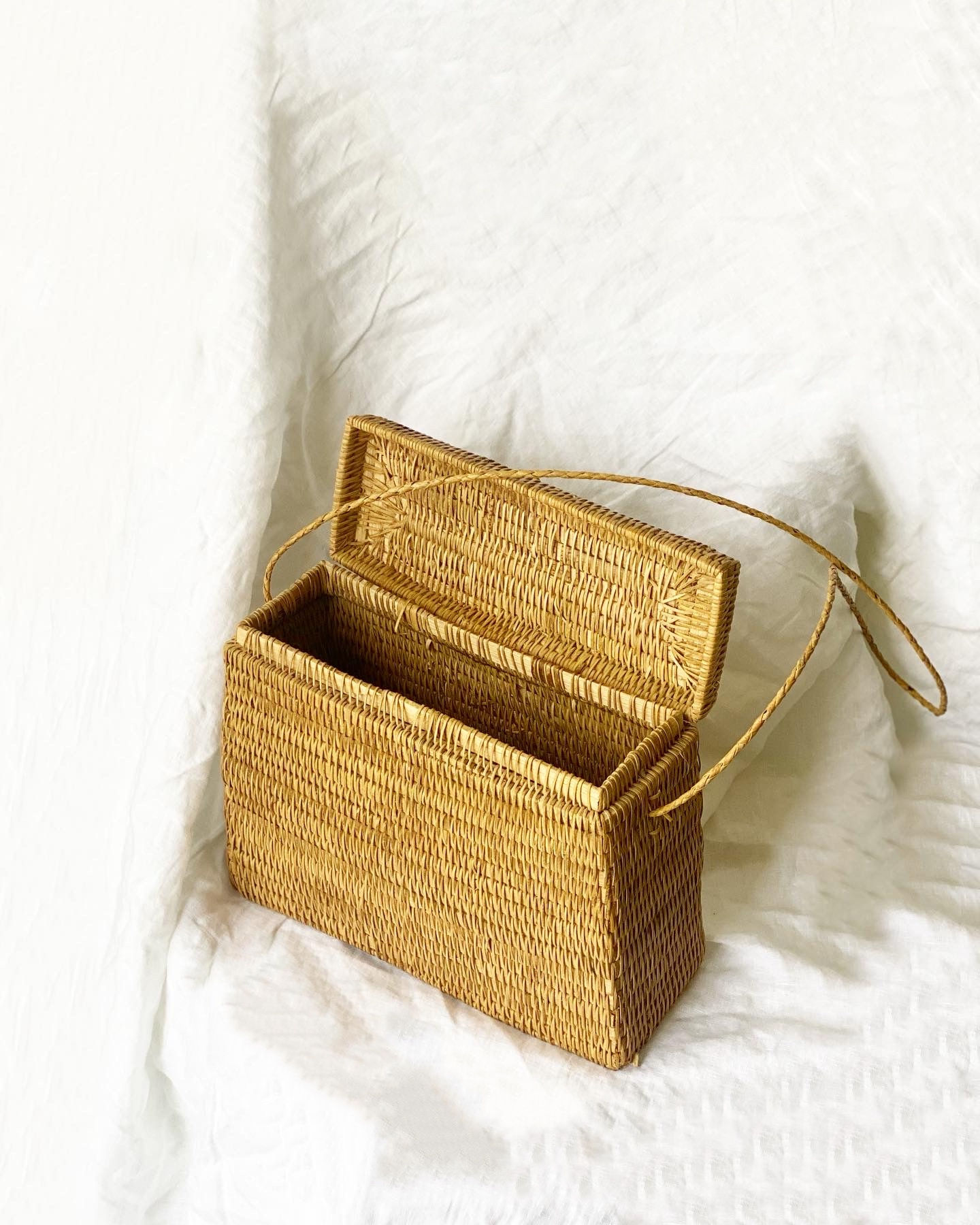 Borsa vintage in paglia 