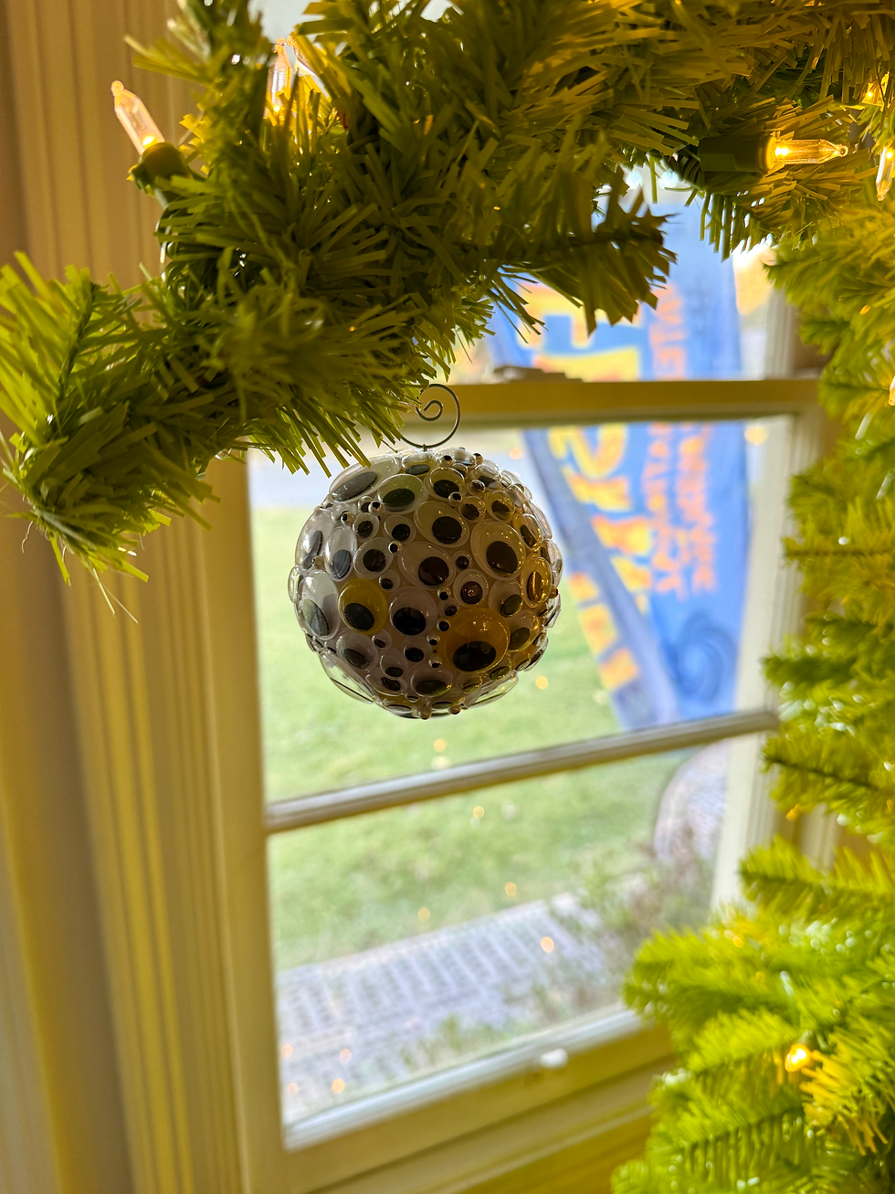Thumbnail: Handmade Google Eye Ornament