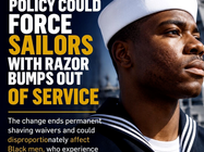 US Navy Policy on Shaving Waivers.