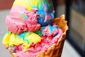 UN HELADO QUE CAMBIA DE COLOR