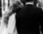 Bride laying head on grooms shoulder at Bridle Oaks in Deland Florida. Photo by Pixel Groves Wedding Photography