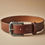 Thumbnail: "Interior view of Bouclier double-layer belt revealing smooth vegetable-tanned lining, reinforced keeper loop, and hand-stitc