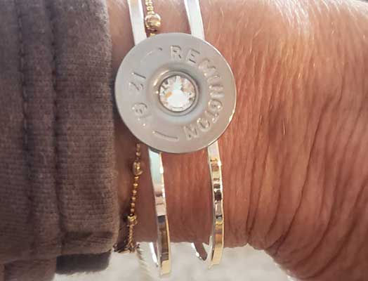12-gauge shotgun shell hinge bracelet for Mother's Day gift ideas under $50