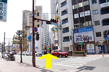 西鉄久留米駅前横断歩道
