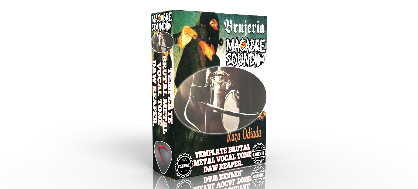 Template Brujería - Consejos Narcos Box Individual Vocal Brutal Metal Tone