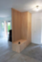 Meuble entrée hêtre