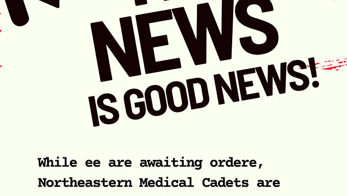 NO NEWS IS GOOD NEWS!