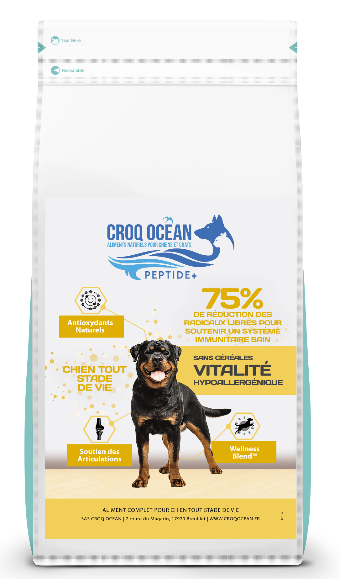Croquettes Croq Ocean Nutri VET Vitalite Hypoallergenique