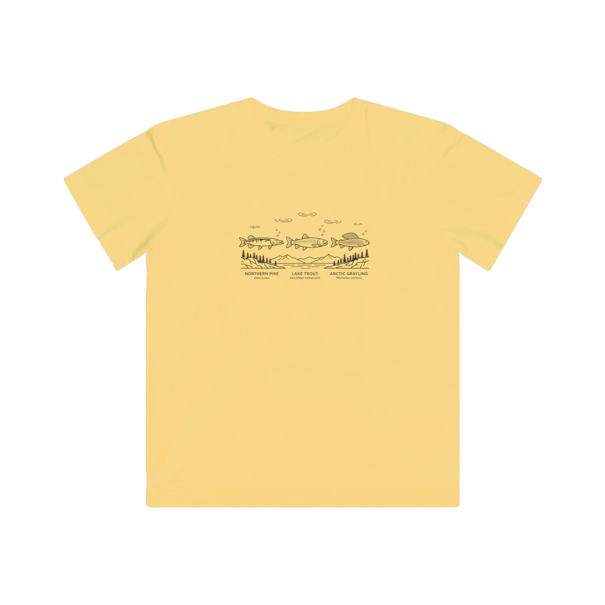 Kids T-Shirt — Little Explorer Mountain Lake Graphic Tee