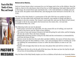 Pastor's Message - 194 Feast of the Holy Family of Jesus, Mary and Joseph_001