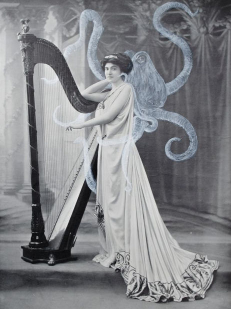 Peinture acrylique sur gravure du magazine "Le Théâtre" de 1906
#poulpe #octopus #art #peinture #peintureacrylique #photoancienne