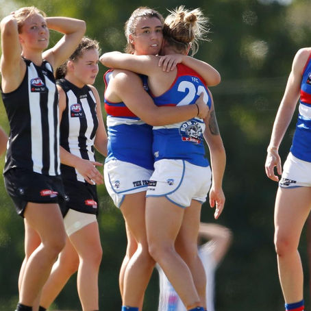 One Step Closer: Bulldogs Topple Fiery Pies, Go A Game Clear On Top Of AFLW Ladder