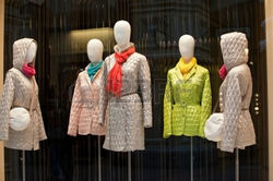 mannequins dressed in winter clothes