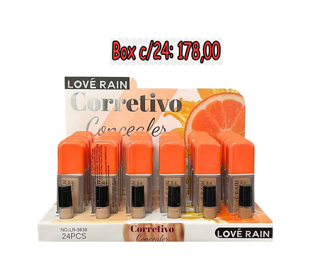 Corretivo Líquido CONCEALER - LOVÉ RAIN (box c/24) - LR5638