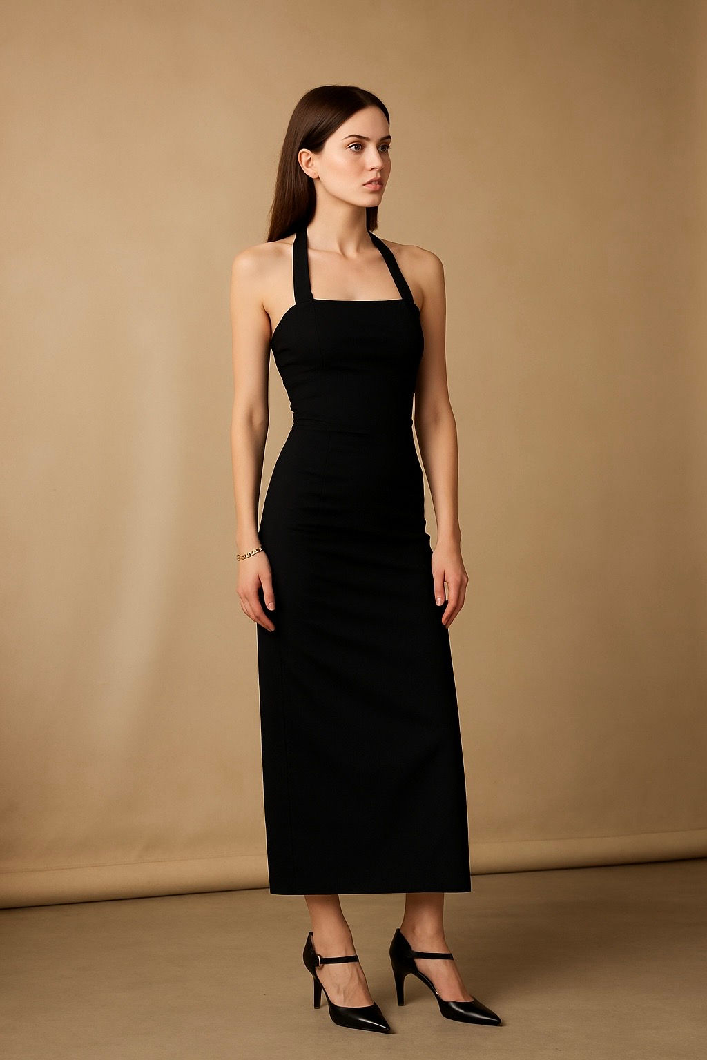 Black Dress With Bow