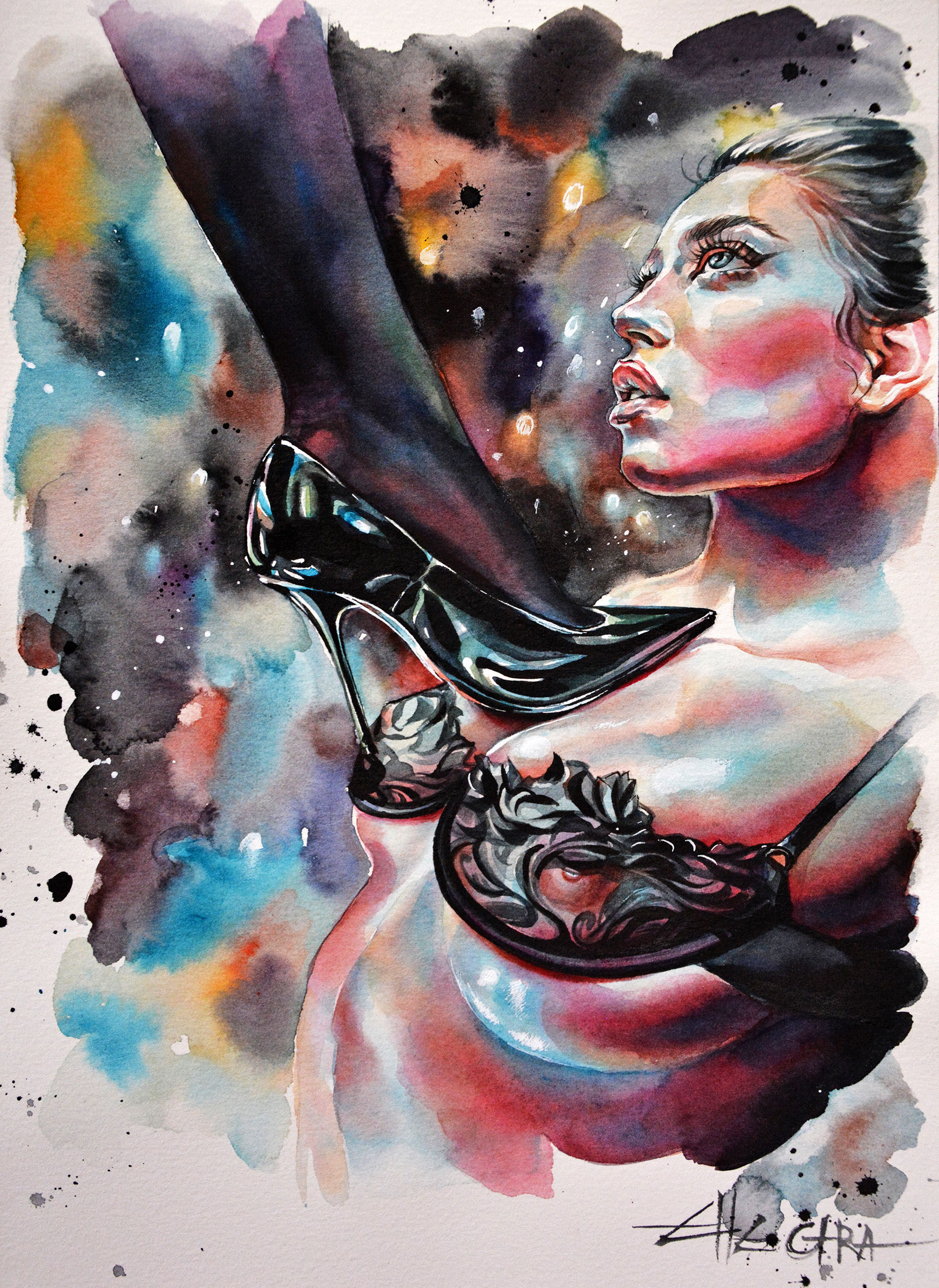 A3 LIMITED EDITION PRINT - HIGH HEELS II