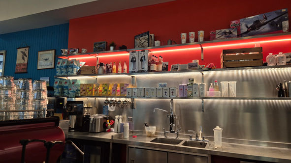 Spitfire Espresso Interior