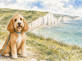 A dog-friendly weekend in Eastbourne: Birling Gap, sea views and Pevensey Castle