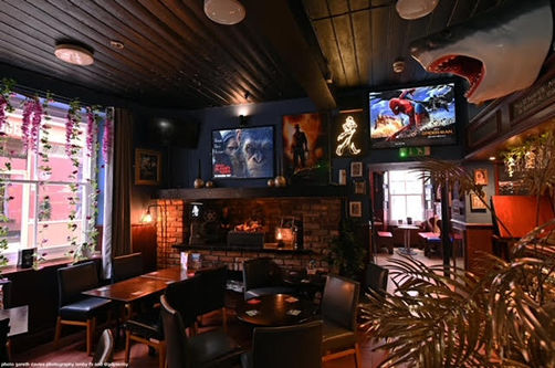 Stage Door Cafe Bar Interior