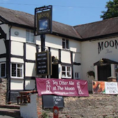 The Moon Inn, Try Otter Ale banner, Sunday Roast, Hereford pub, dog friendly Hereford